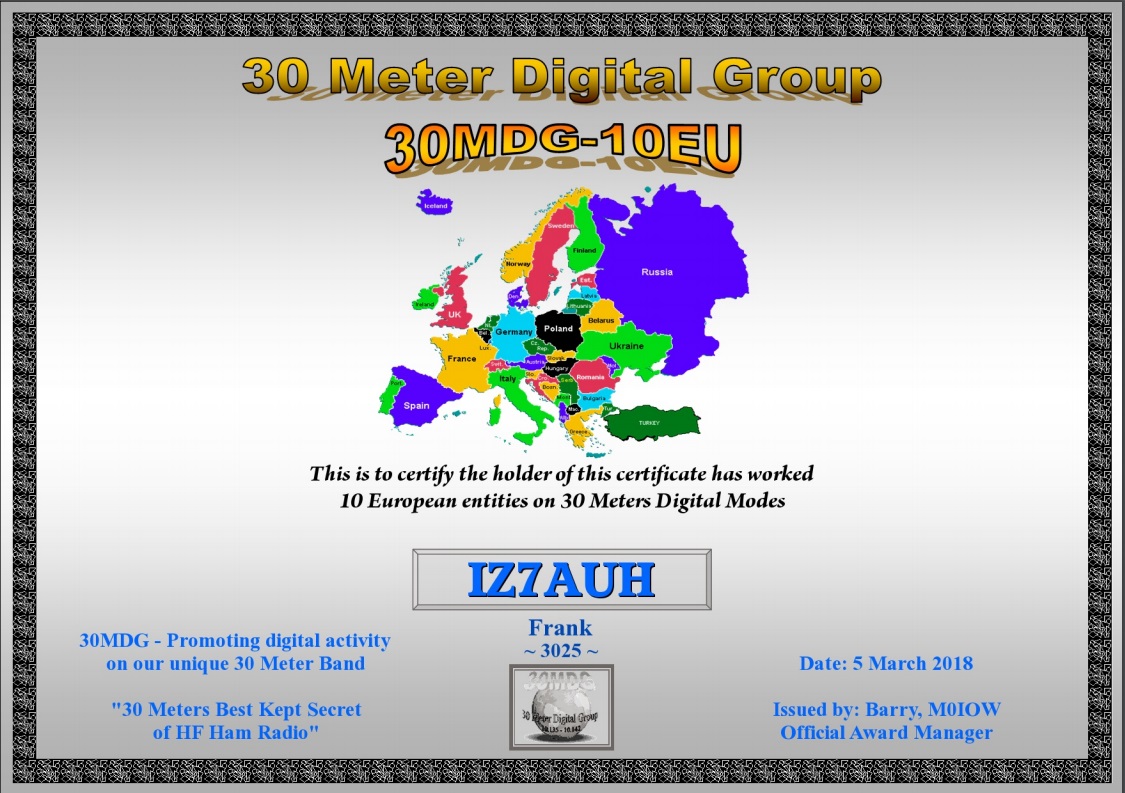 30MDG 10-EU Award Certificate #3025